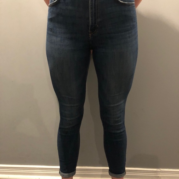 ZARA Dark Wash Skinny Jeans - Picture 3 of 3